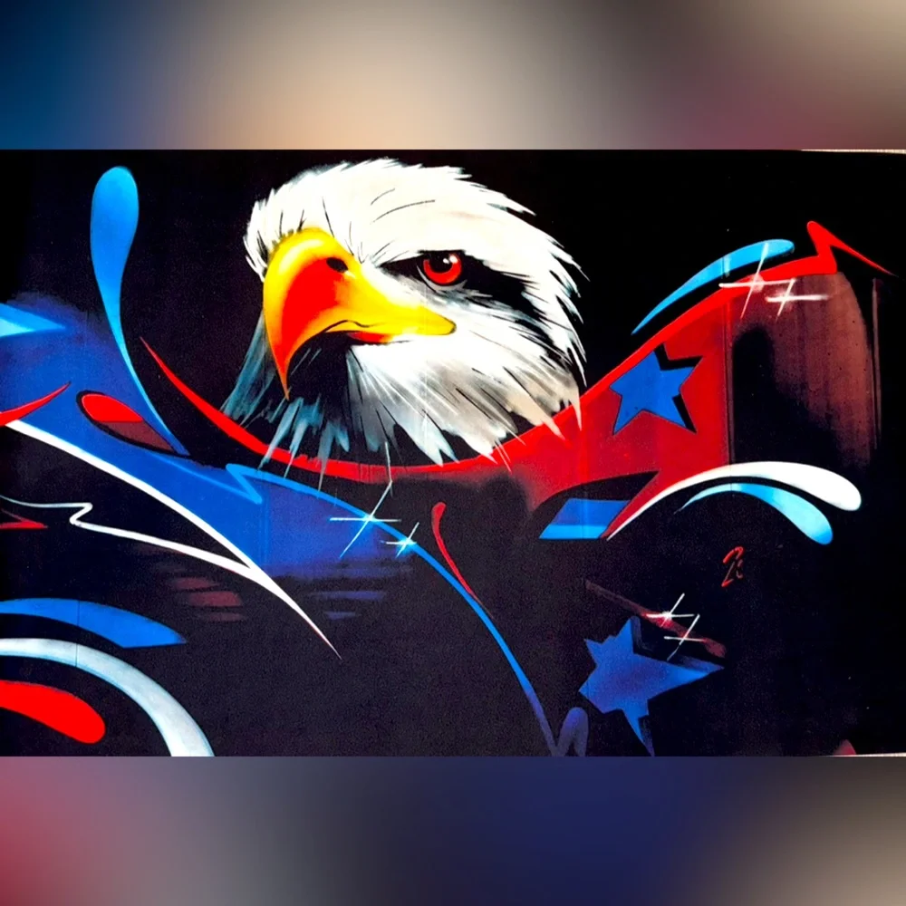 NWT USA Patriotic Eagle Indoor Doormat Housemat (20” X 32”)